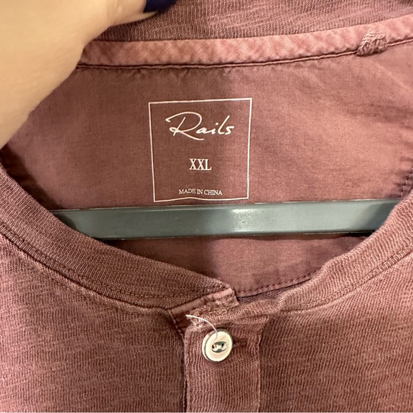 Rails Skhi Henley Thermal Shirt Excellent Condition Men’s Size XXL - Picture 4 of 9